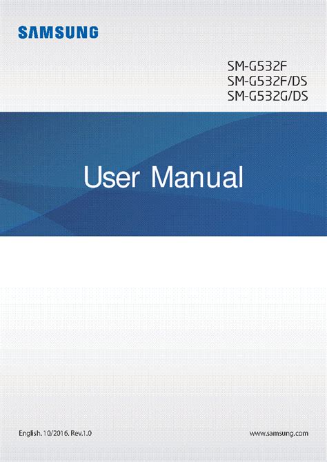 SAMSUNG GALAXY J2 USER MANUAL Pdf .